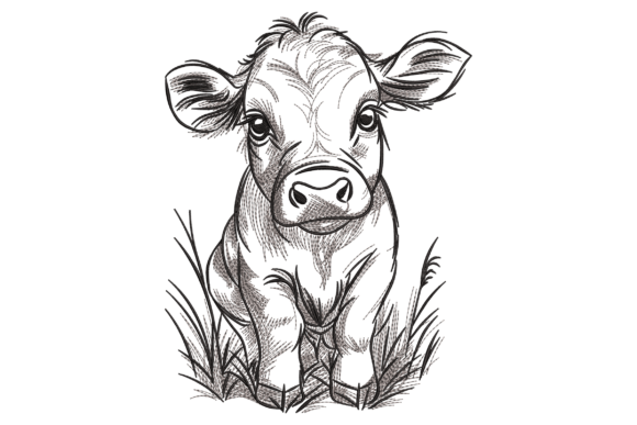 Adorable Baby Calf