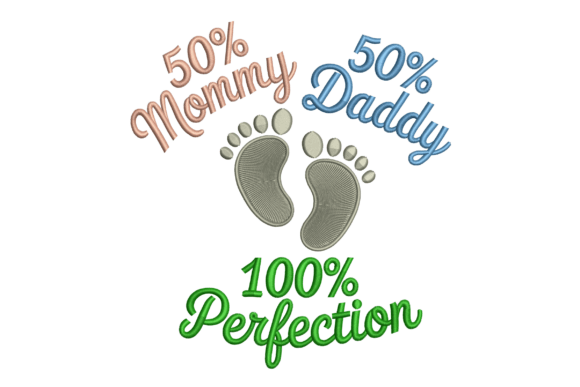 Baby Quote: A Tender Embroidery Design for Meaningful Keepsakes