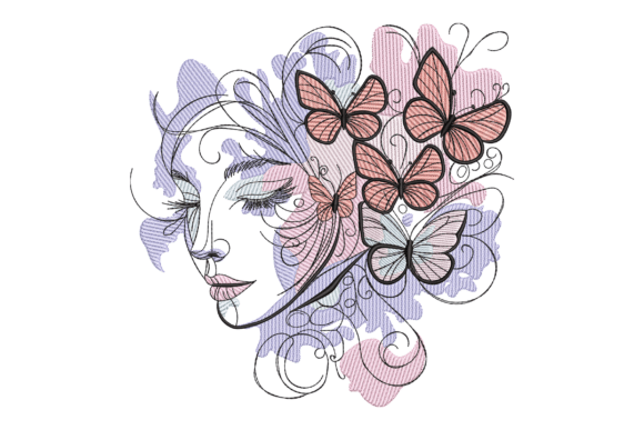 Butterfly Dream Woman