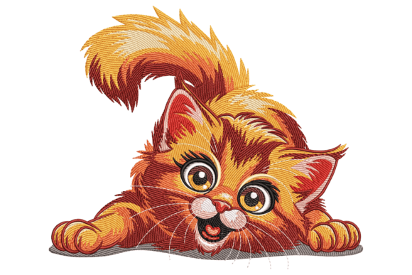 Playful Ginger Cat