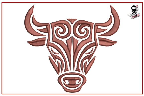 Tribal Bull Head